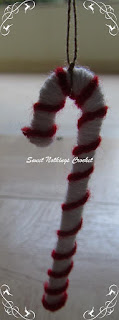 crochet mini tree decorations