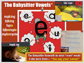 Kinders Decoding Multi-Syllabic Words with Secret Stories® Babysitter Vowels®!