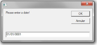 script qui vous demande d'entrer une date quelconque