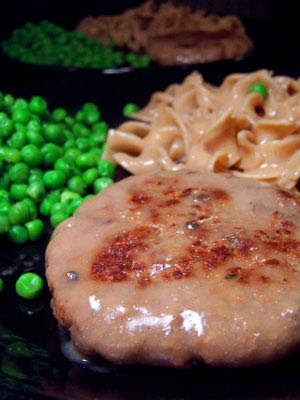 Recipes, Fast Salisbury Steak with Noodles