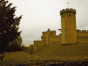 The interior of Warwick Castle as viewed from Ethelfleda's Mound during our . (nov)