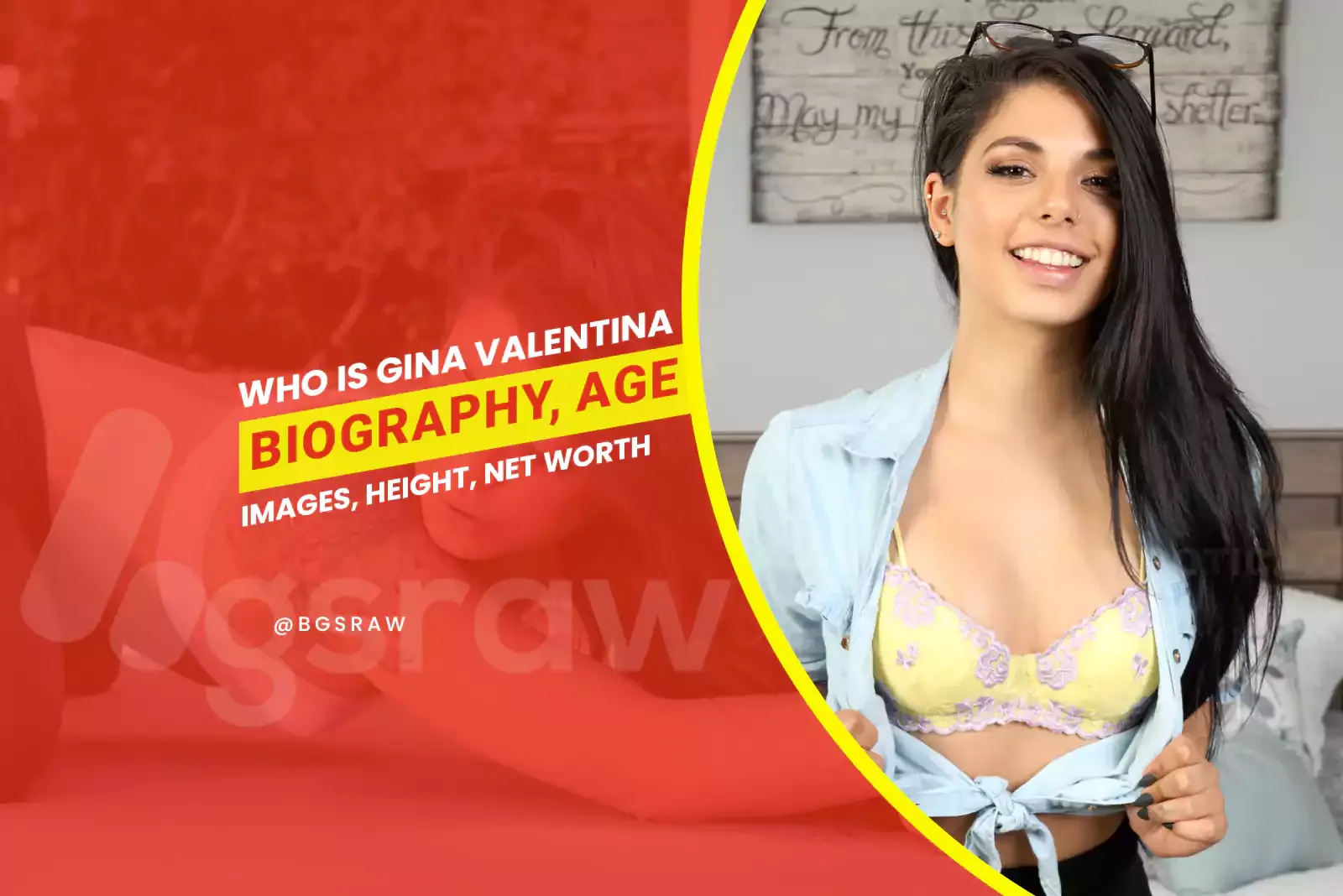 Who is Gina Valentina Biography, Age, Images, Height, Net Worth