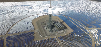 Solar megawatt power plant