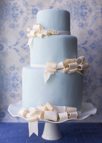 Wedding Wednesday Blue Cakes