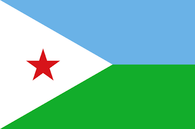 Logo Gambar Bendera Negara Djibouti PNG JPG ukuran 400 px