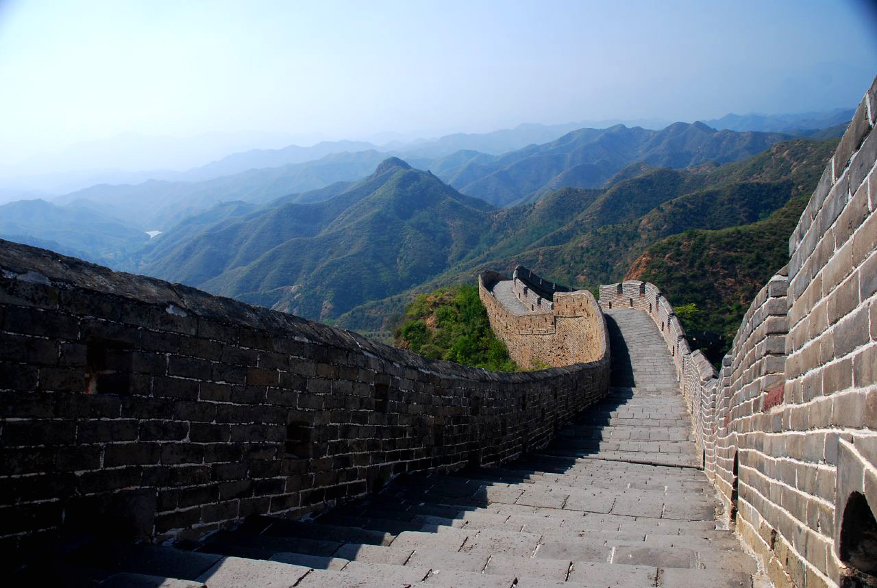 World Historical Places  The Great  Wall  of China 