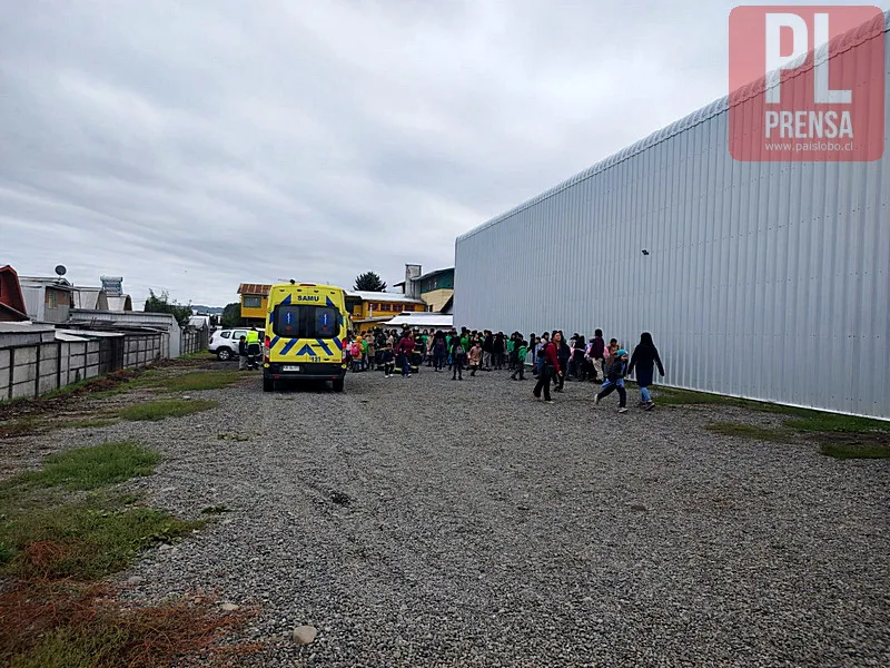 Evacuan colegio ante malos olores en Osorno