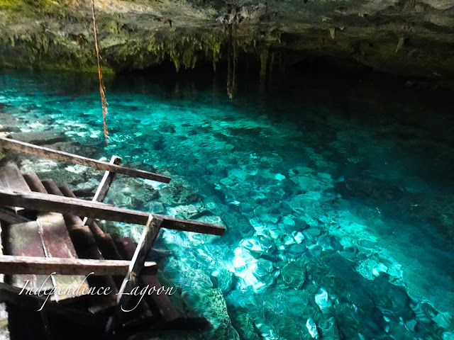 snorkeling at Cenotes Dos Ojos, Mexico