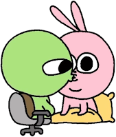 Tori and Kori, Tori and Kori Turtle Rabbit, Turtle Rabbit Emoji, Turtle Rabbit Love Story, Whatsapp Stickers Tori Kori, 토리와 코리의 알콩달콩 연애 이야기