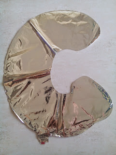 Balon Foil Huruf G Warna Silver