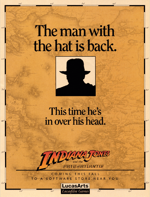 indiana jones fate of atlantis ad