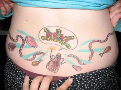 The most horrible food tattoos