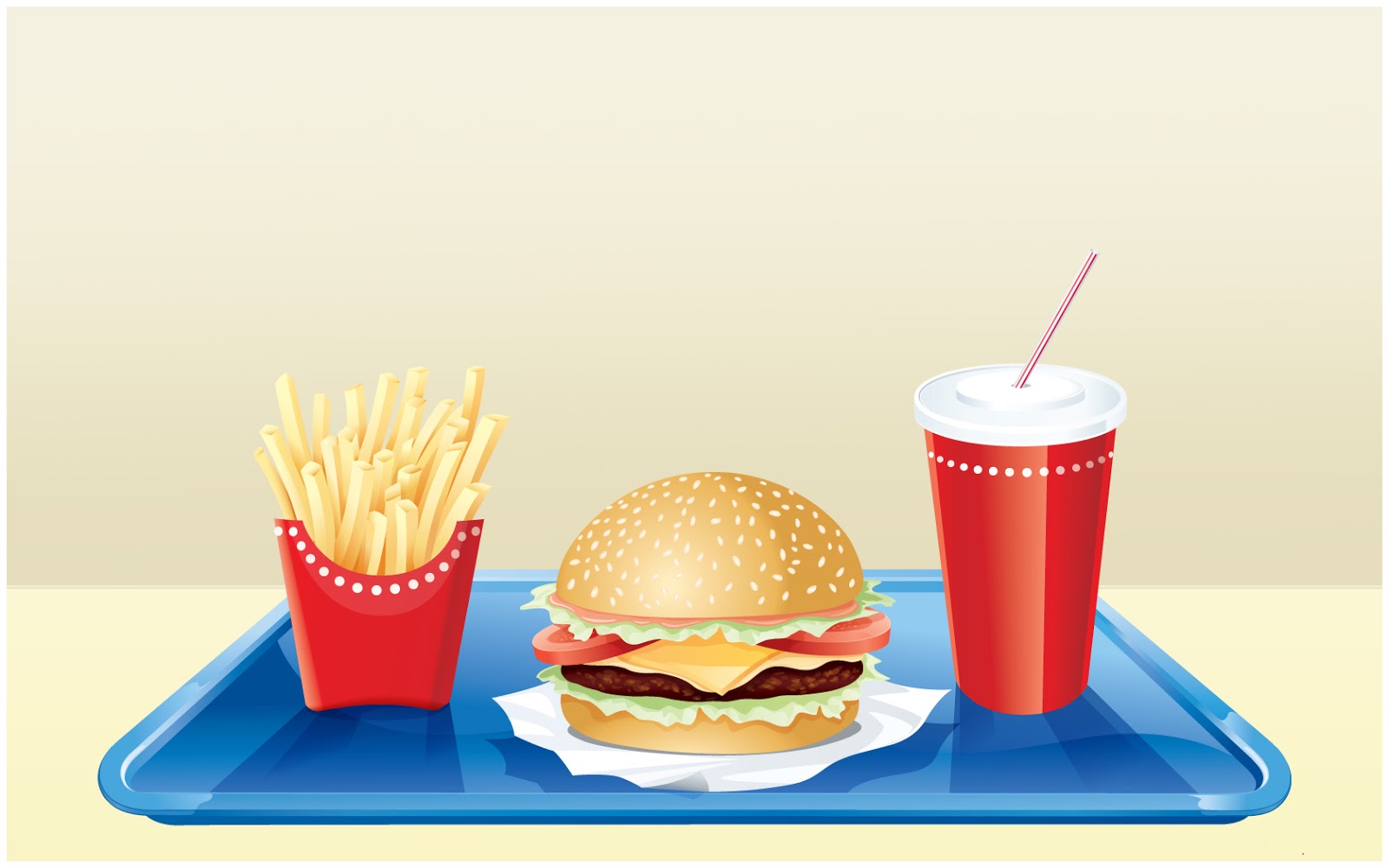 Fast Food Powerpoint Design - PPT Backgrounds Templates