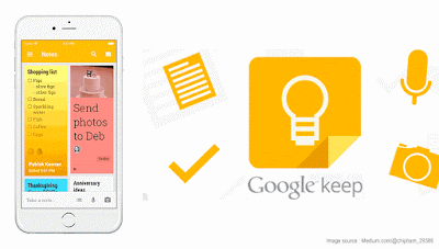 Aplikasi Notes Terbaik yaitu Google Keep Notes