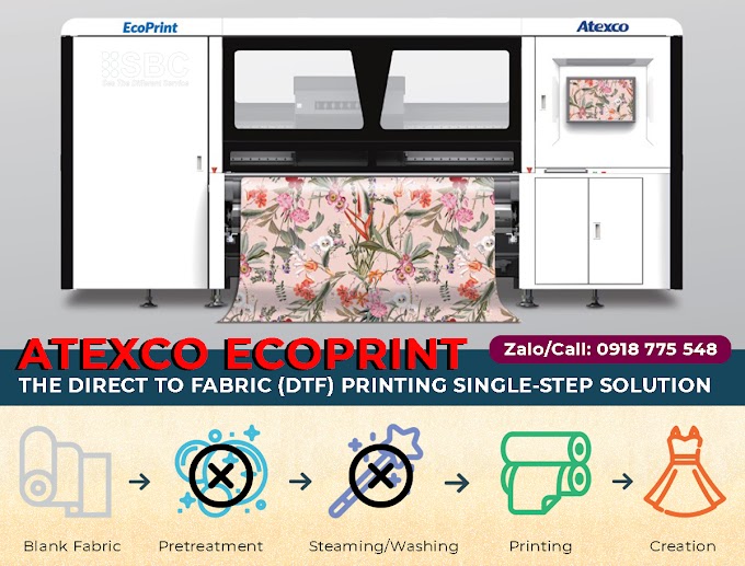 ATEXCO EcoPrint direct-to-fabric printer: The ultimate One-Step solution for Digital textile printing