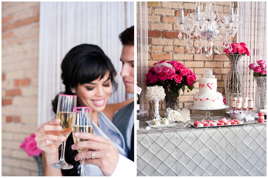 Valentines Day wedding via Pizzazzerie blog