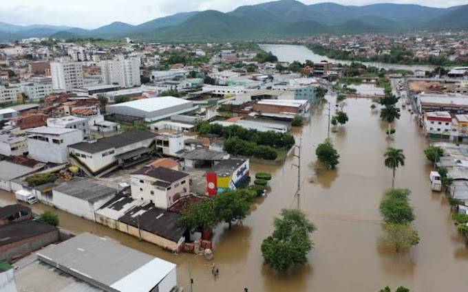 Por causa das fortes chuvas 28 municípios decretam estado de emergência na Bahia