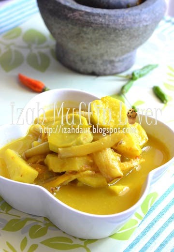 Resepi Gulai Tempoyak Keladi - Hirup a