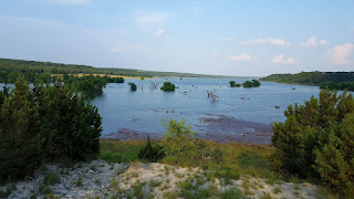 Lake Georgetown was full of water!