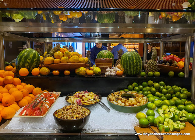 Fresh fruits and vegetables