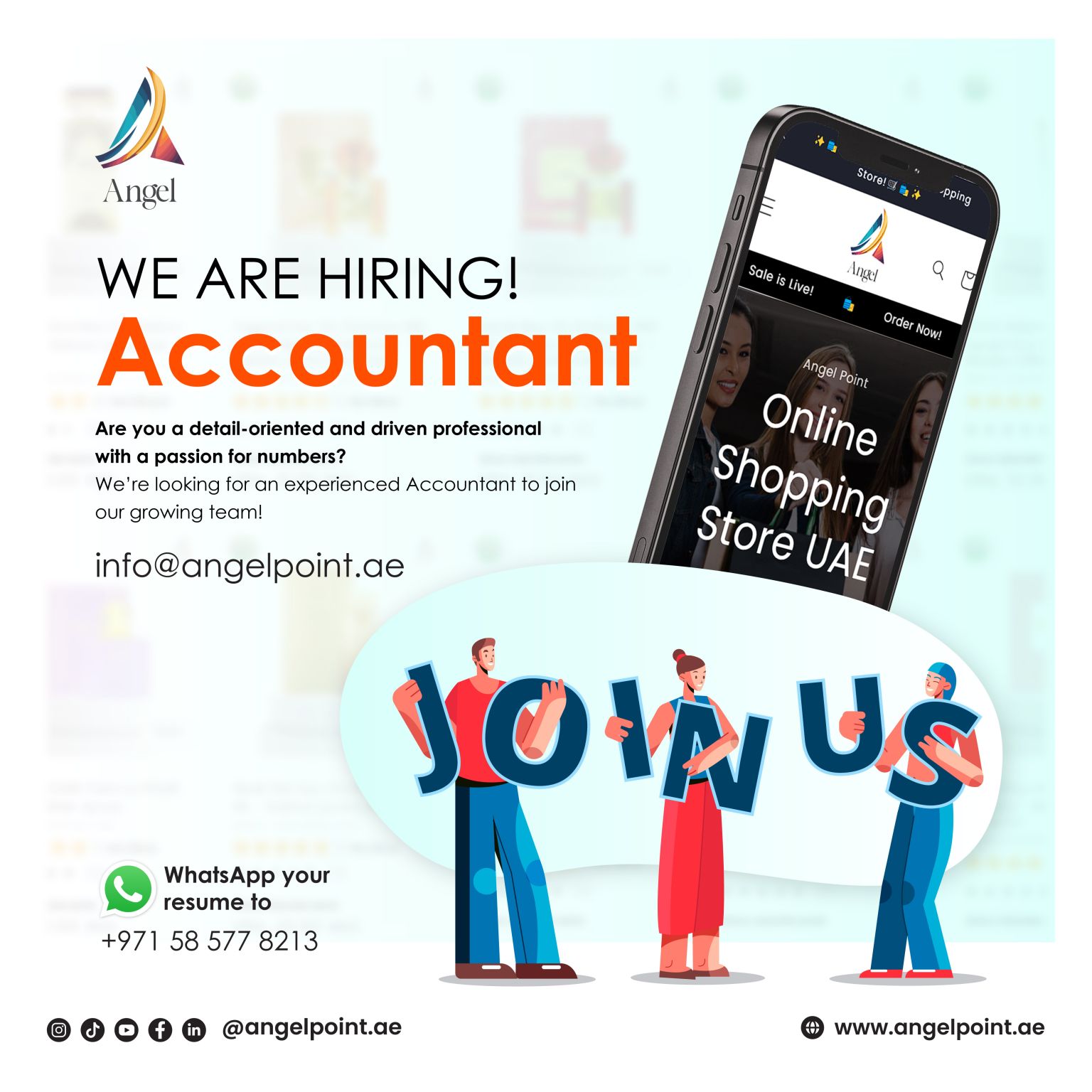 Hiring: Accountant | Angel Point General Trading | Latest Jobs in Dubai 2025