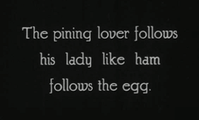 silent movies intertitles