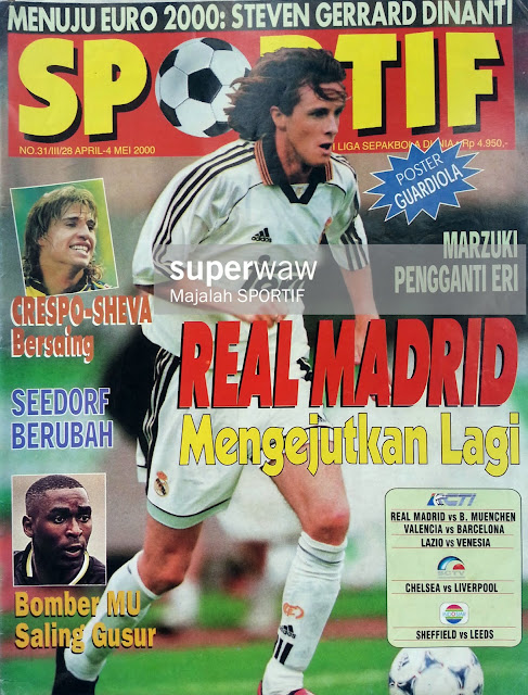 STEVE MCMANAMAN REAL MADRID FOOTBALL MAGAZINE