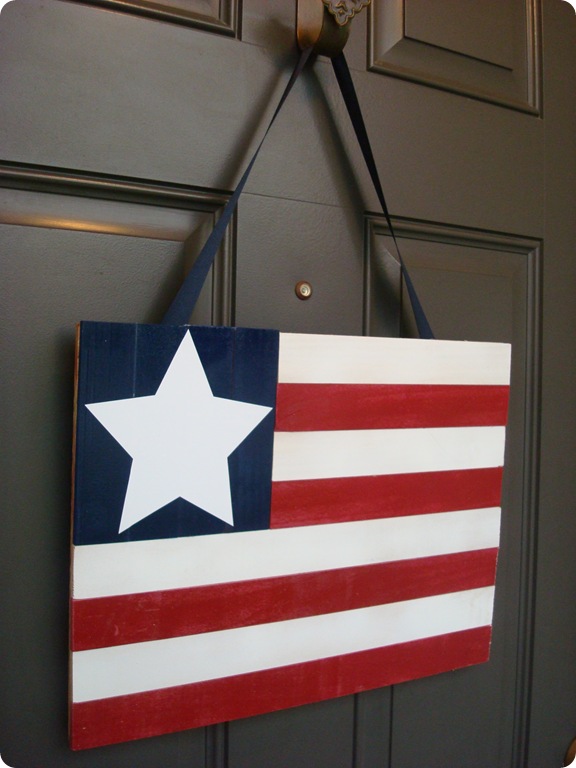DIY flag decor