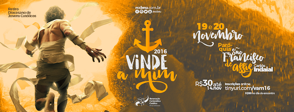 Inscrições abertas para o Vinde a Mim 2016!