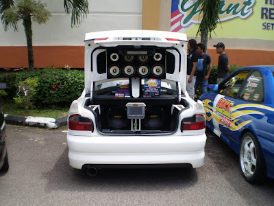 Proton Wira audio car