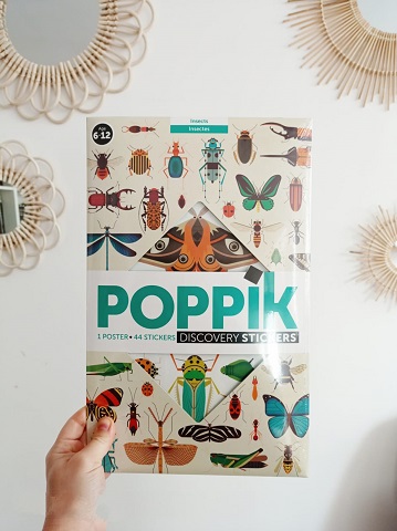 sticker poppick - les insectes