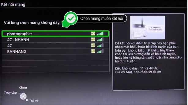 Các bước thiết lập đầu tiên cho tivi Panasonic