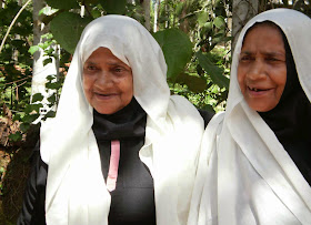 One of the elderly twins in Kondinhi