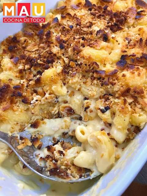 mac and cheese receta macarron con queso mau cocina de todo cheddar