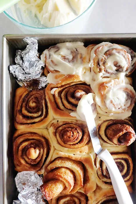 cinnamon rolls from the bake dept