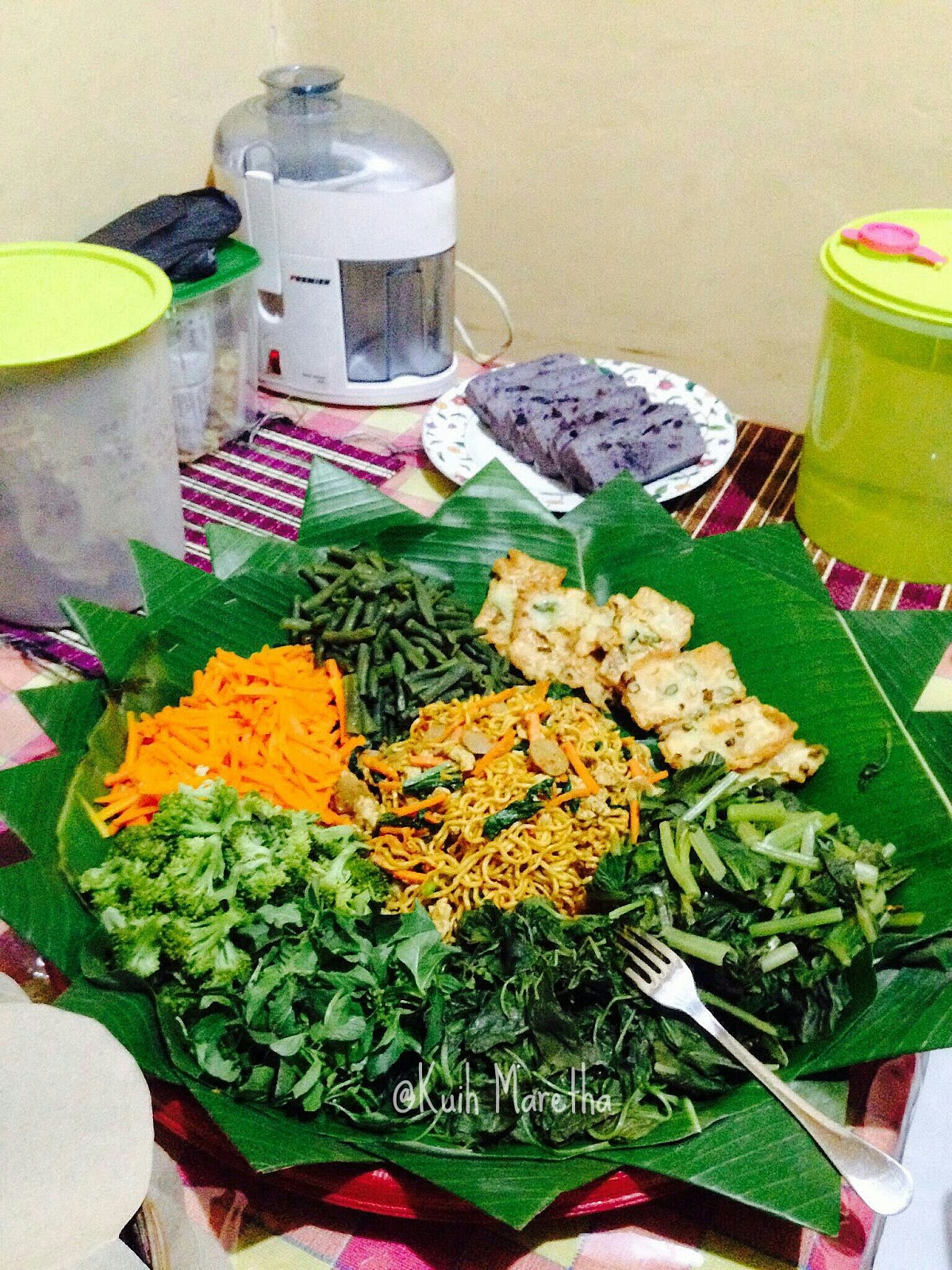 Kuih Maretha: TUMPENG PECEL SAYUR