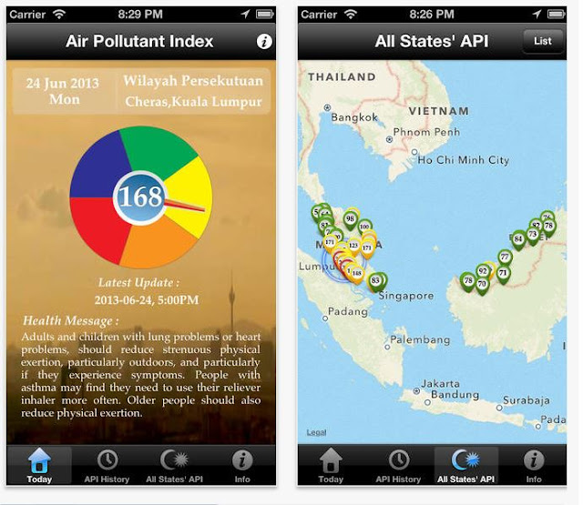 semak index IPU melalui smartphone