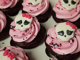 Cupcakes o Magdalenas de Monster High