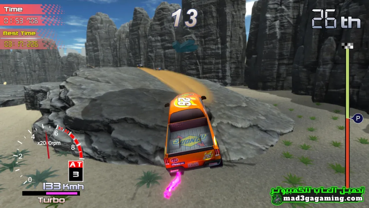 تحميل لعبة WildTrax Racing للكمبيوتر من ميديا فاير