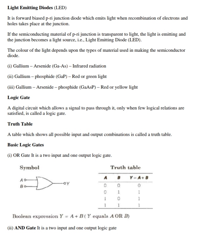 Download Class 12 Semiconductor Handwritten Notes PDF