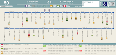 50路　文英兒童公園－國光路－921地震教育園區