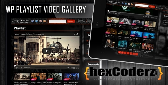 Codecanyon WP Playlist Video Gallery v1.3.1 Wordpress Plugin