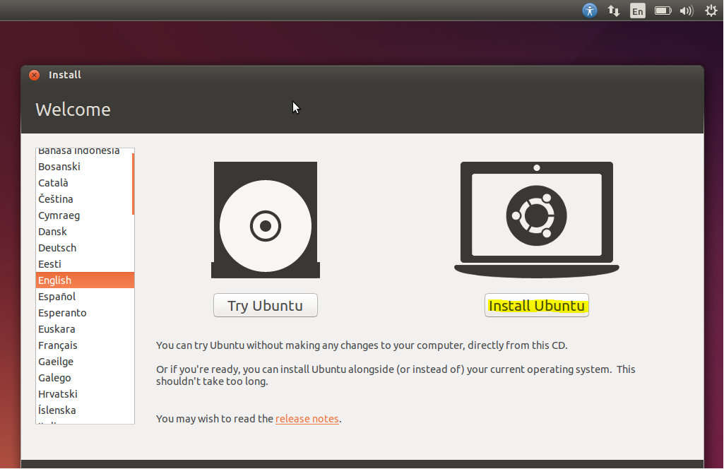 cara instal linux ubuntu di virtual box