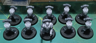 Heresy Era Legion I Dark Angels Tactical Squad WIP mark IV armor