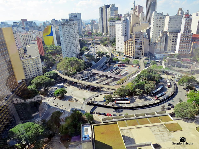 Cityscape com destaque da Praça da Bandeira - Centro - São Paulo