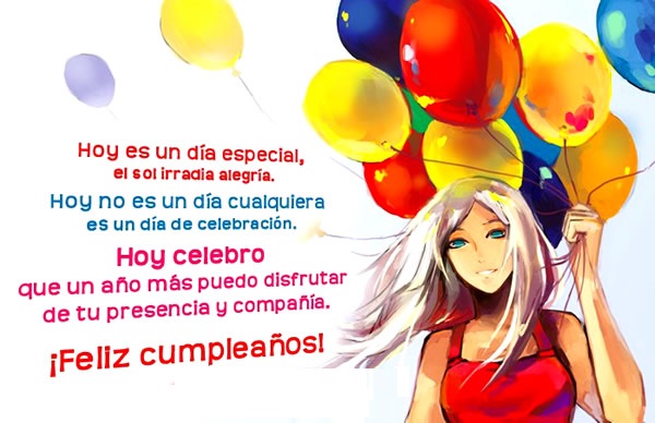 Feliz Cumpleaños hoy es un día especial