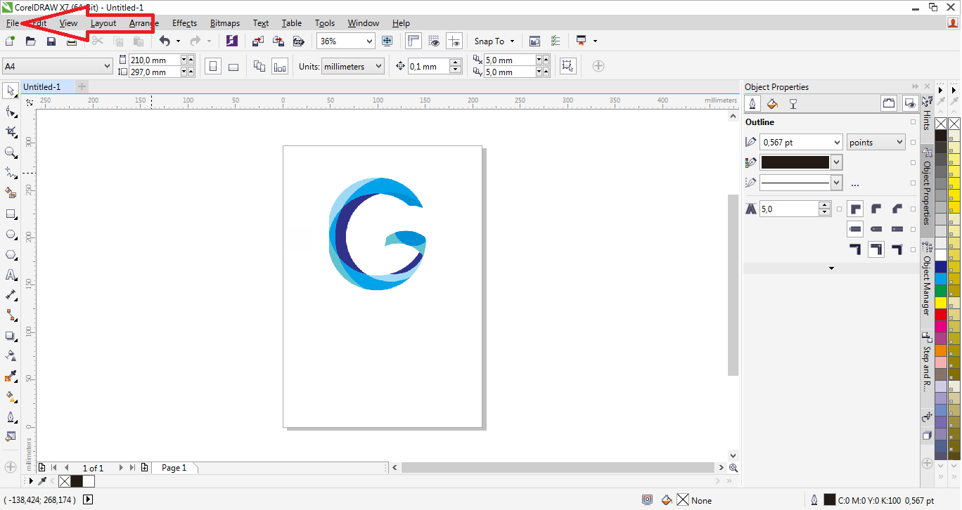 CARA MEMASUKAN GAMBAR  KE COREL DRAW  X7 IMPORT G Blood 