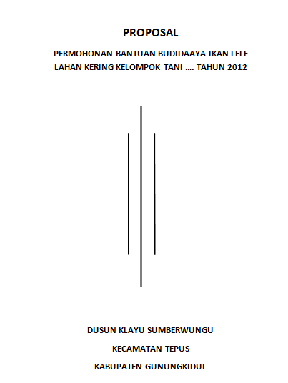 Contoh Sampul Proposal yang Baik untuk cover  SISILAIN.NET