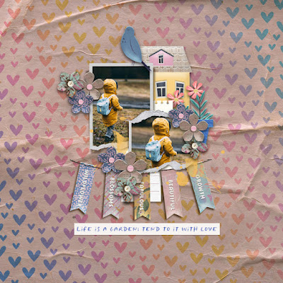 Layout created by Layouts by Angelique with Bloom Street by Sweet Doll Designs