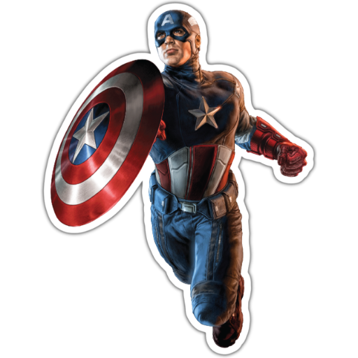 Captain America Sticker